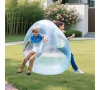 Super Bubble Ball, 47 inches Giant Inflatable Water Balloon for Kids, Reusable Bubble Ball Toy for Beach Garden Outdoor Party, Bouncy Water Toy for Ages 6+ (A)