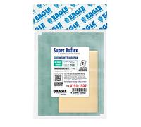Super Buflex Flexible Dry Sanding Sheets Job-PAK, Green K-2000, U191-1532, 2 Sheets + 1 Buflex Interface Pad