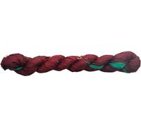 Super Bulky Recycled Sari Silk Ribbon Yarn |Best for Crochet, Knitting,Embroidery and Jewelry Making |Sustainable and Unique Texture Ribbon Yarn|30Yards|Pack (2, Brown and Green)