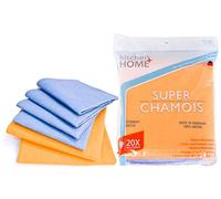 Super Chamois - Super Absorbent Shammy Cleaning Cloth Value 6 Pack - Holds 10x It's Weight in Liquid