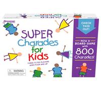 Super Charades for Kids Board Game - The 'No Reading Required' Family Game by Pressman