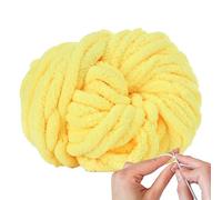 Super Chunky Chenille Yarn for Arm Knitting, Hand Knitting, Crochet, and Making Bags, Hats, and Blankets