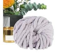 Super Chunky Chenille Yarn, Soft Chenille Chunky Wool, Crochet Yarns 100% Supersoft Polyester, Warm Breathable Washable Soft Velvet Yarns, for Knitting and Crochet Yarn 240g