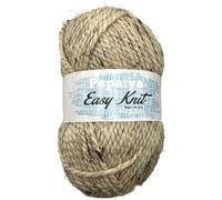Super Chunky Tweed with Wool 150g Ball Easy Knit Papatya Knitting/Crochet Yarn (J9210 Beige Tweed)
