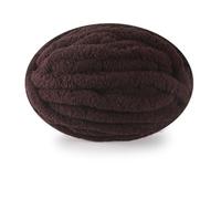 Super Chunky Yarn 2cm Thick, Soft Chenille Jumbo Wool for Hand Knitting, DIY Finger Knitting Yarn for Blankets Scarves Bags Hats Cat Bed(Style 17)