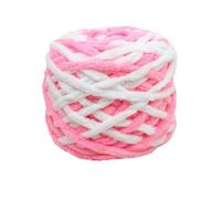 Super Chunky Yarn,Crochet Yarn 2PCS 400g DIYSoft Ice Strip Line CottonYarn Chenille Knitting Yarn DIY for Handmade Blanket Scarf ThickThread(044)