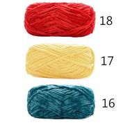 Super Chunky Yarn,Crochet Yarn 3pcs 100g Super Soft Velvet Yarn Chunky Blanket Chenille Yarns for Knitting and Crochet(Mix S)