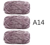 Super Chunky Yarn,Crochet Yarn 3pcs 100g Super Soft Velvet Yarn Chunky Blanket Chenille Yarns for Knitting and Crochet(3pcs 14)