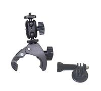 Super Clamp Motorcycle Handlebar Mount with 1/4" Screw Camera Clamp,Suitable for Gopro 13 for Hero 13 12 11 10 9 for Insta 360 for DJI Action Cameras