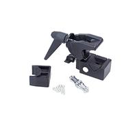 Super Clamp Mount with Reversible Stud | 1/4" and 3/8" Male Thread | Photo Studio Grip Support PhotoGeeks