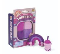Tiger Tribe Super Clay Twilight | Purple Coloured Air Dry Modelling Kit for Kids | Craft Set & Tools for 4+ Year Old Children | Art Gifts for Boys & Girls | Creative Activities for Imaginative Play