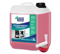 SUPER CLEAN 1 x 2L Descaler Concentrate Coffee Machine - Liquid - For All Machines & Brands - 20 x Descaling - Effective Liquid Descaler for Coffee Machines, Kettles & Showers