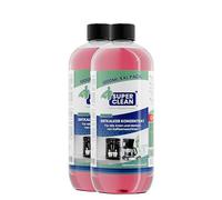 SUPER CLEAN 2 x 1L Descaler Concentrate Coffee Machine - Liquid - For All Machines & Brands - 20 x Descaling - Effective Liquid Descaler for Coffee Machines, Kettles & Showers