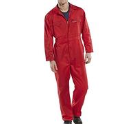 Beeswift Super Click Heavyweight Boilersuit Red 52