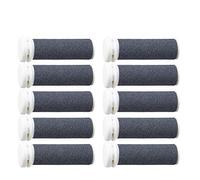 Super Coarse Micro Mineral Replacement Rollers, 10 Pack Highest Coarse Callous Remover for Pedicure Hard Dead Skin Remover, Refills for Extremely Rough and Tough Calluses