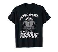 super coffee lovers anime kawaii superhero kids women men T-Shirt