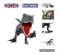 Jurassic World: Fallen Kingdom Giant Dinosaur Toy, Super Colossal Indoraptor, Swallows Mini Figures, 3 Feet Long Authentic Figure, HKY14