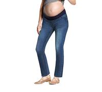 Super Comfy Stretch Women's Maternity Bootcut Jeans PM4192WC Medium BLUE3 Large