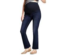Super Comfy Stretch Women's Maternity Bootcut Jeans-PM4645R-DARKWASH-M