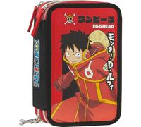 Super Complete Red One Piece 3 Zip Case