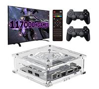 Super Console X PRO Plus, Retro Game Console 256GB Built-in 117,000+ Games, Video Game Console Systems with 2 Wireless Controllers, Compatible with PS1/PSP/MAME, for 4K TV HD/AV Outp