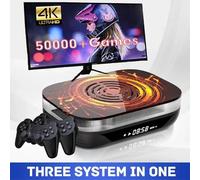 Super Console X4 Plus Retro Game Console 70000+ Games 60+ Emulators s for PS1/PSP/SS/DC/N64/Sega Saturn/DC,Video Game Console S905X4 Android 11