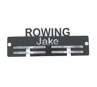 Super Cool Creation Personalised "Rowing" Medal Hanger - Green