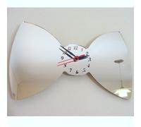 Super Cool Creations Bow Clock Mirror 40cm x 16cm | Shatterproof acrylic, Wow factor design, 40cm x 16cm dimensions