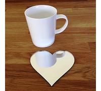 Super Cool Creations Coasters - Heart Shaped - Mirrored - 4 Set