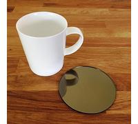 Super Cool Creations Coasters - Round - Bronze Mirror - 8 Set