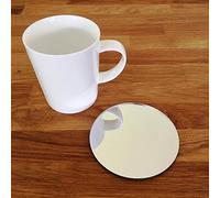 Super Cool Creations Coasters - Round - Mirrored - 4 Set