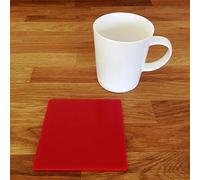 Super Cool Creations Coasters - Square - Red - 8 Set