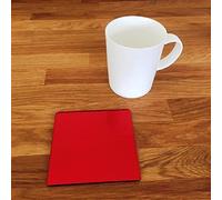 Super Cool Creations Coasters - Square - Red Mirror - 8 Set