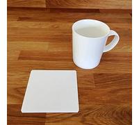 Super Cool Creations Coasters - Square - White - 6 Set