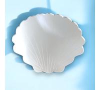 Super Cool Creations Etched Scallop Shell Shaped Mirror, 20cm