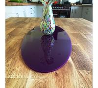 Super Cool Creations Purple Oval Acrylic Table Runner, Standard - 3 mm