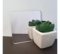 Super Cool Creations Rounded Corner Square Mirrors, 3mm x 25cm x 25cm Size