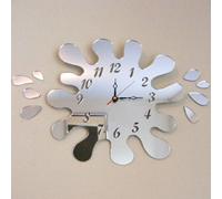 Super Cool Creations Splash Puddle Clock Mirror with 8 splashes 30cm x 25cm