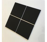 Super Cool Creations Square Tiles, Black - Pack of Ten - 15cm x 15cm
