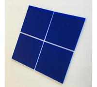 Super Cool Creations Square Tiles, Blue - Sample of 1 x 10 cm