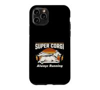 Super Corgi Always Running Dog Case for iPhone 11 Pro