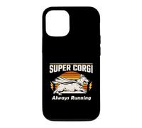 Super Corgi Always Running Dog Case for iPhone 12/12 Pro