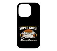 Super Corgi Always Running Dog Case for iPhone 14 Pro