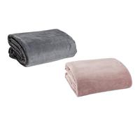 Super Cosy Coral Fleece Throw:150x200 / Blush