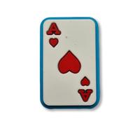 SUPER CUTE ACE OF HEARTS Card Deck - Charms For Crocs/Shoes - 3D - Money