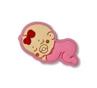 SUPER CUTE BABY GIRL - Parent Child - Charms For Crocs/Shoes - PRETTY - 3D