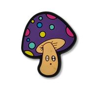 SUPER CUTE - Charms For Crocs/Shoes - Baby Purple Rainbow Mushroom - Toadstool Nature