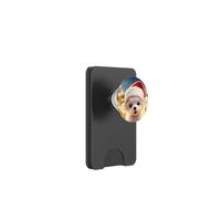 Super Cute Christmas Pup Holiday Dog Design PopSockets PopWallet for MagSafe
