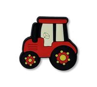 Super Cute Chunky Red Tractor Croc Charm - Farm Farming