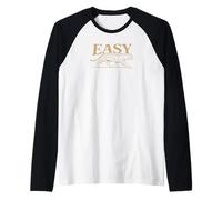 Super Cute Easy Tiger Graphic Vintage Design Raglan Baseball Tee